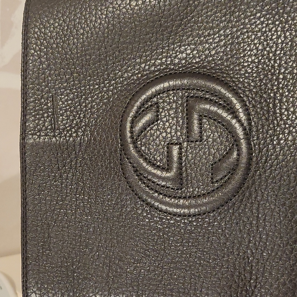 Gucci logo boots pebble leather size 37 EXCELLENT condition